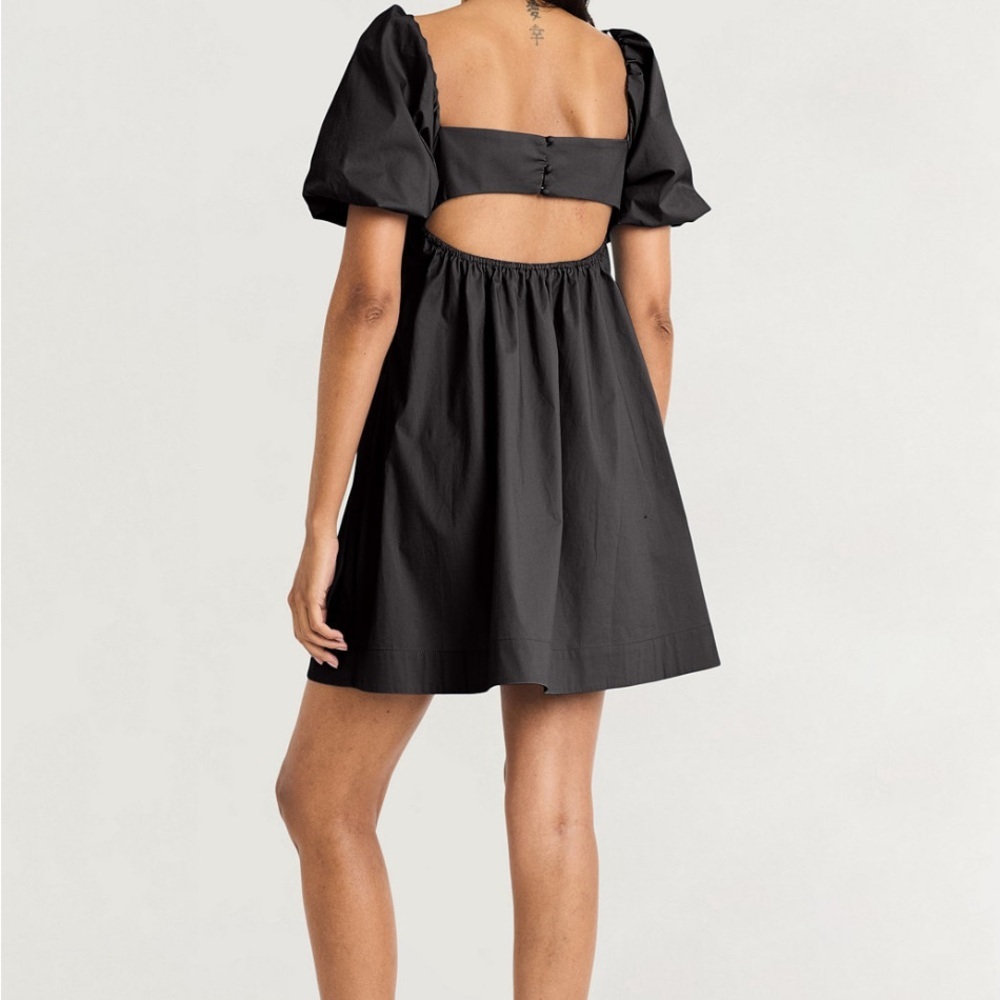 NWT The Good Journey Black Bubble Sleeve Babydoll Minidress Size 8 - MSRP $148 - Picture 3 of 3